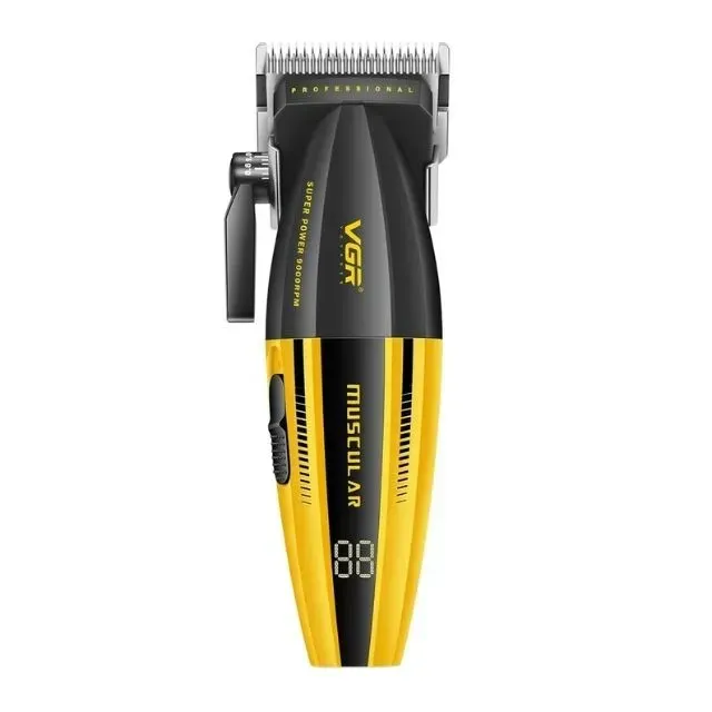 VGR Prof. Hajvágógép Cordless Mini Hair Beard Clipper Fekete/Citrom V-285