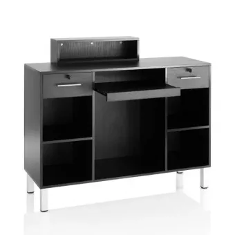 Atrium Consolle Compact Recepciós pult - fekete