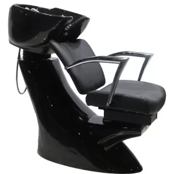 CODA'S Beauty Fejmosó E12985 Fekete porcelán-Fekete-Fekete szék