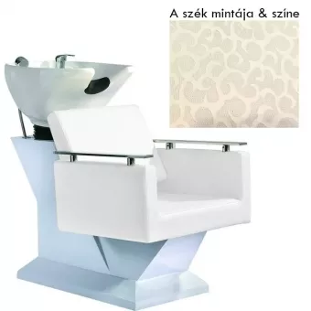 CODA'S Beauty Fejmosó E18025 Fehér porcelán-Fehér test-Bézs szék 25