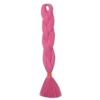 CODA'S Hair Jumbo Braid Műhaj 120cm, 80gr Sötét Pasztell Rózsaszín