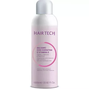 Hair Tech Hajbalzsam - Kasmír keratin+E vitamin,száraz&festett hajra 1000ml