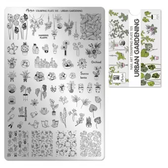 Moyra Körömnyomda lemez NO.105 Urban Gardening