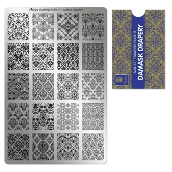 Moyra Körömnyomda lemez NO.11 Damask Drapery