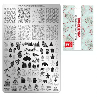 Moyra Körömnyomda lemez NO.128 Winternail