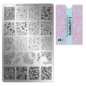 Moyra Körömnyomda lemez NO.41 Florality 3.