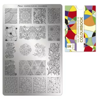 Moyra Körömnyomda lemez NO.48 Colourbook
