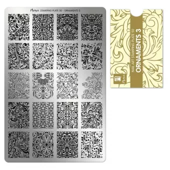 Moyra Körömnyomda lemez NO.50 Ornaments 3