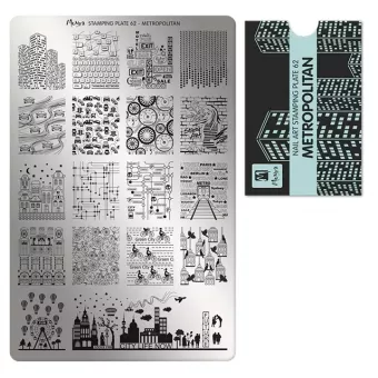Moyra Körömnyomda lemez NO.62 Metropolitan