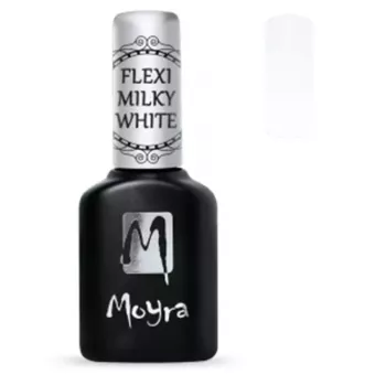 Moyra Lakkzselé Flexi Base - Milky White 10ml