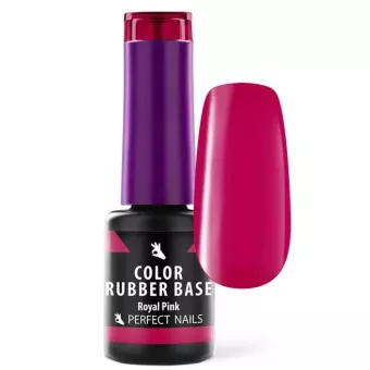 Perfect Nails Color Rubber Base Gel - Színezett Alapzselé 4ml - Royal Pink