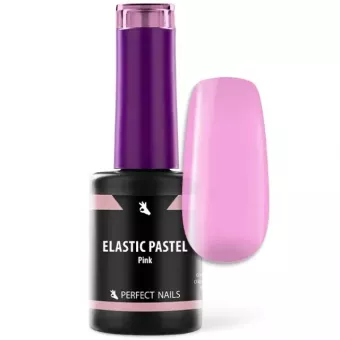 Perfect Nails Elastic Color-Rubber Base Gel-Ecs. Műkör.ép. Zselé 8ml-p.pink