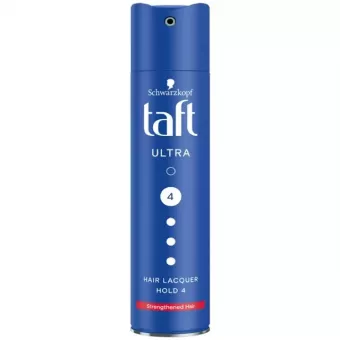 Taft Hajlakk Ultra Erős & Ellenálló hajért 4-es 250ml