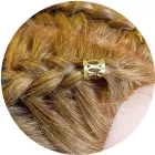 CODA'S Hair Hajgyöngy széthajtható kicsi (10db/cs)-arany E219_ST3